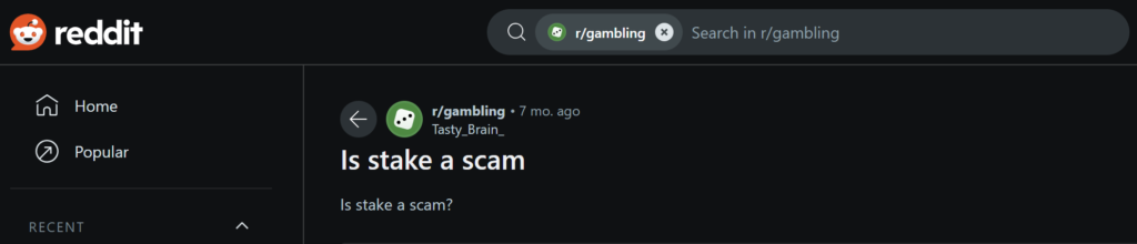 Is Stake a scam? - Reddit